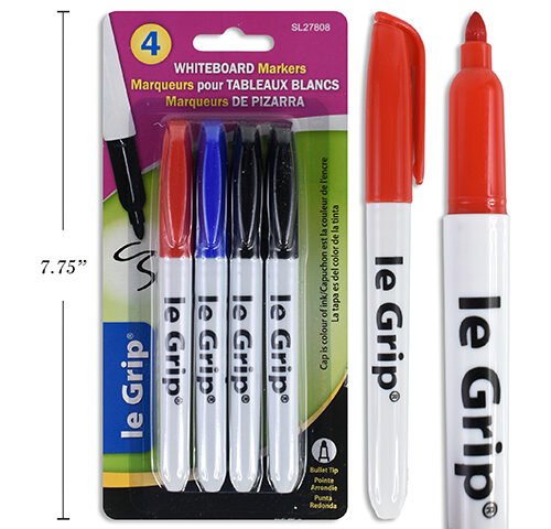 whiteboard markers (pk/4)