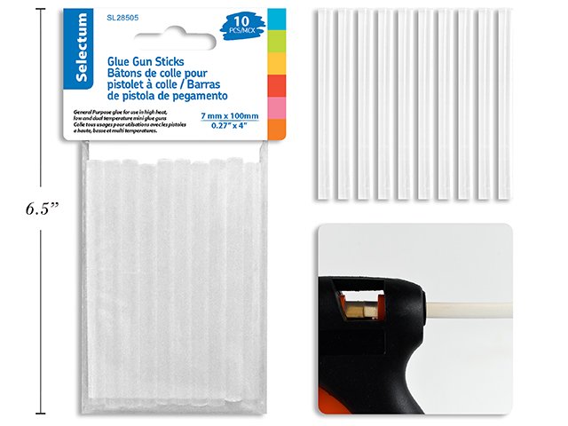 glue gun clear sticks (pk10) glue gun clear sticks (pk10)