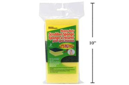 scrubber sponge (pk3)