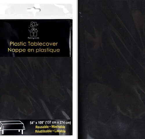 black table cover 54x108"