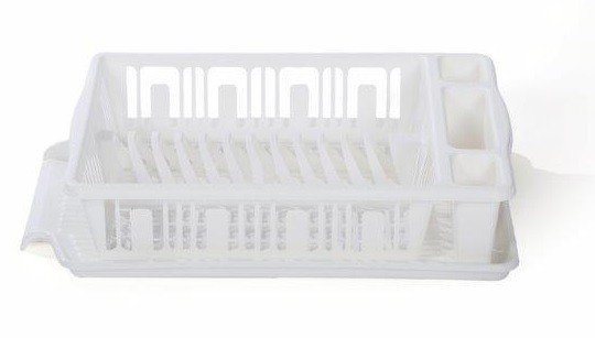 dish drainer w/tray & utensil holder dish drainer w/tray & utensil holder