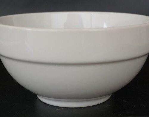 bowl 5.5" porcelain royal white