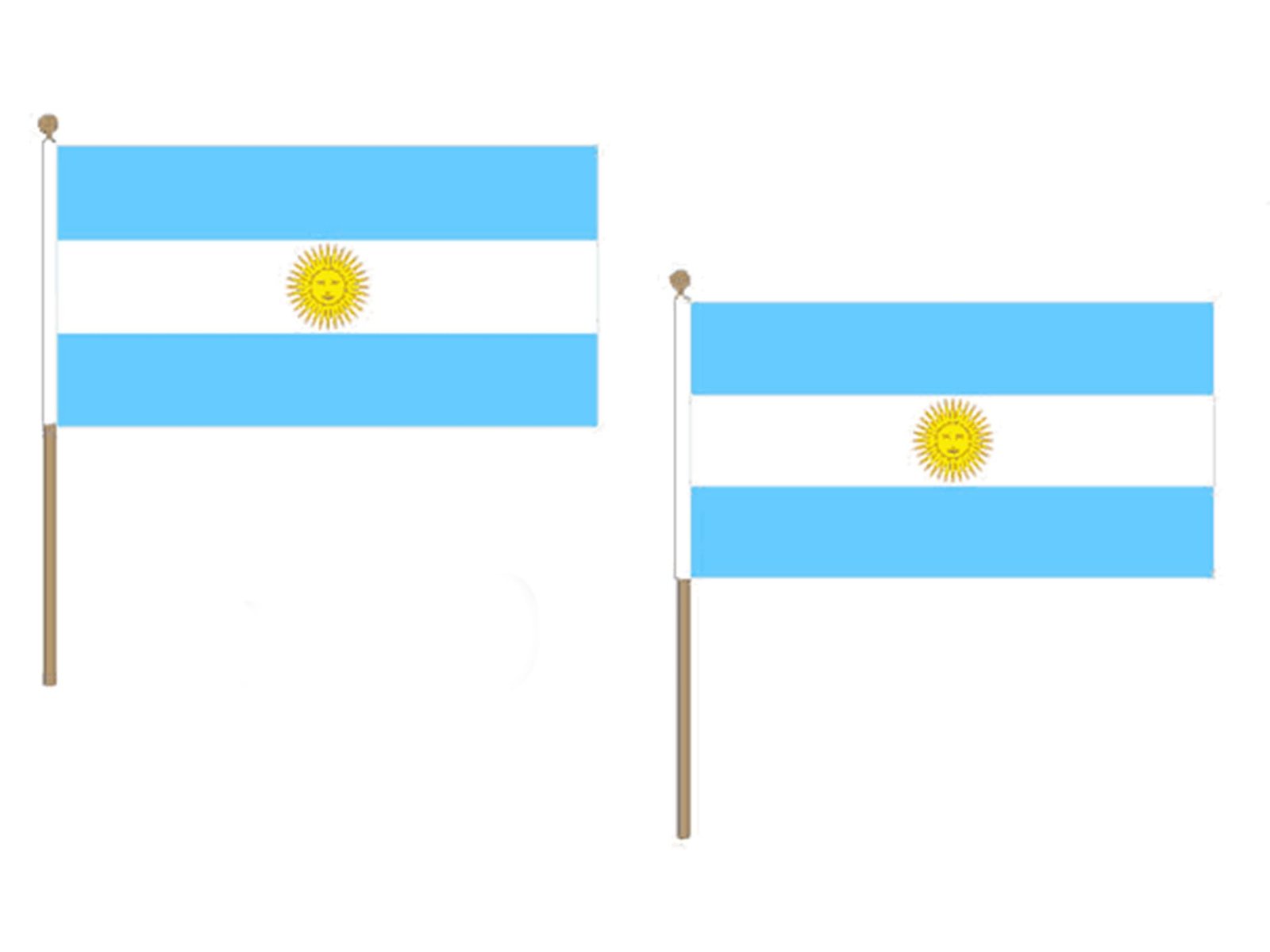 argentina flag stick (45x30cm) argentina flag stick (45x30cm)