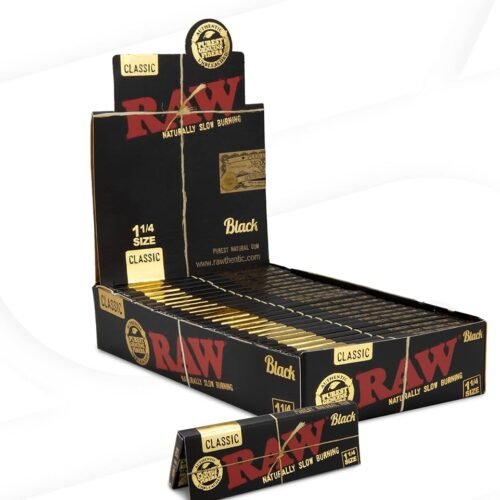 RAW Classic Black 1 1/4 (Pk50)