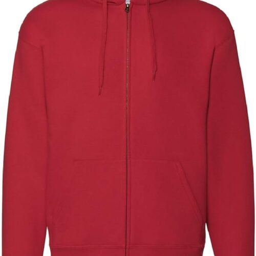 HOODIE ZIPPER RED S