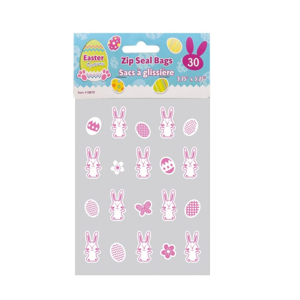Easter Zip Seal Bags (Pk30)