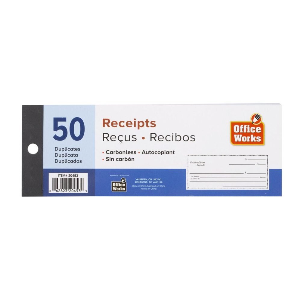 sd receipts book