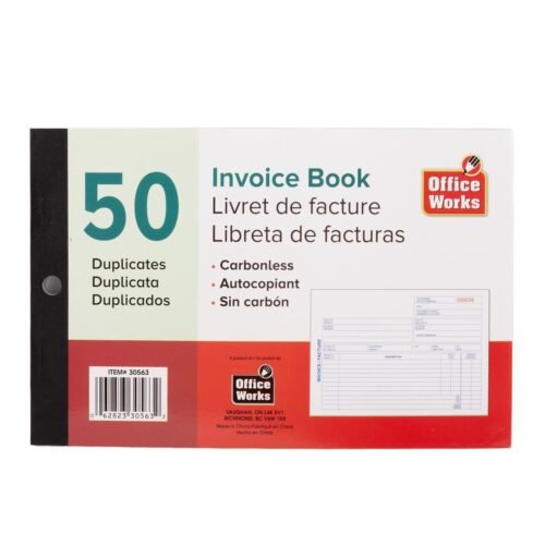 office work invoice book