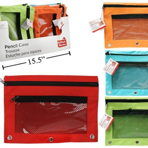 3 holes pencil case