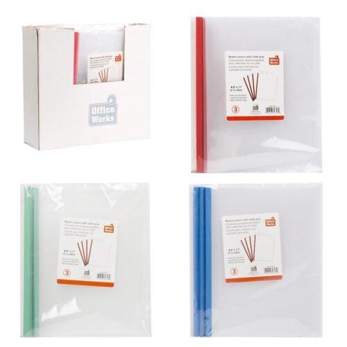 report covers with side grip