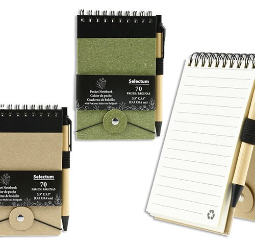 pocket nb w/pen 5.3"x3.3" (70pgs)