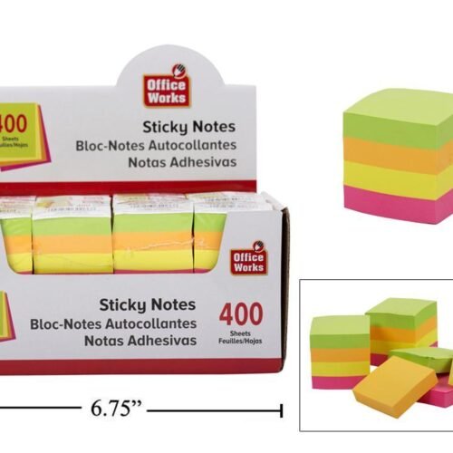 sticky notes 400sheets ow