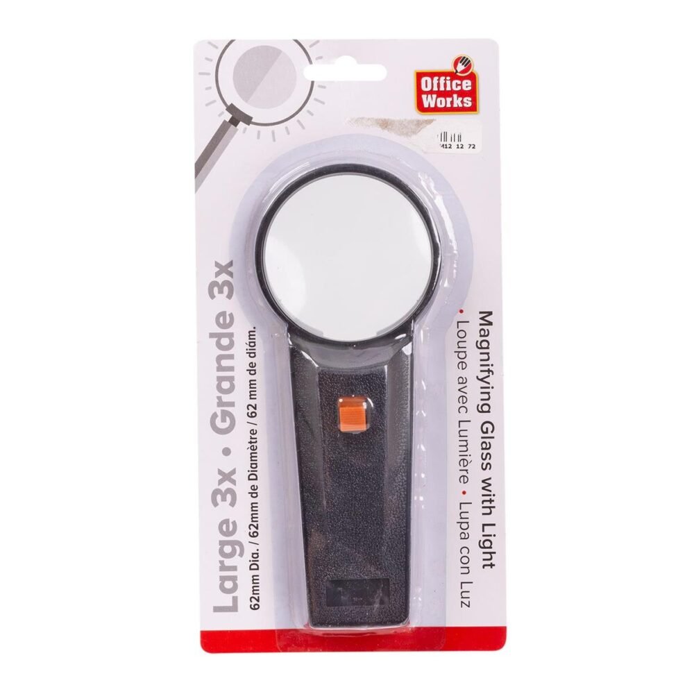 magnifying glass w light