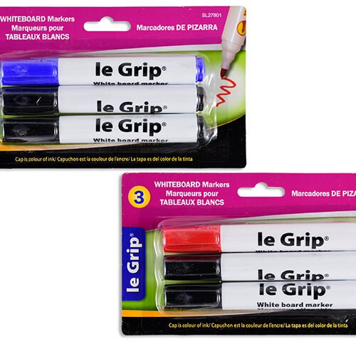 le grip 3 whiteboard markers