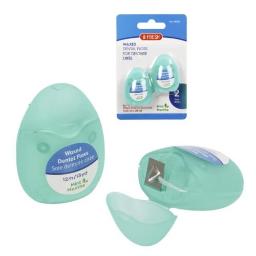 waxed dental floss 2pc