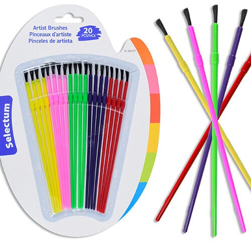 ARTIST BRUSHES SIZE 1-6 (PK/20)