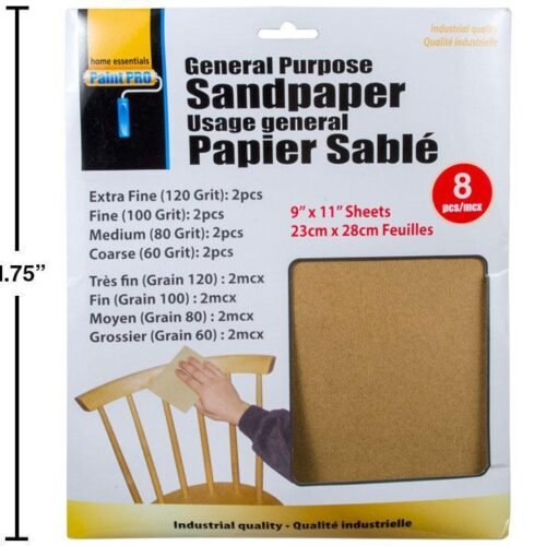 general purpose sandpaper (8pcs)