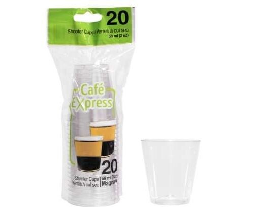 CAFE EXPRESS 2oz SHOOTER CUPS 20/Pack (Bx/10)