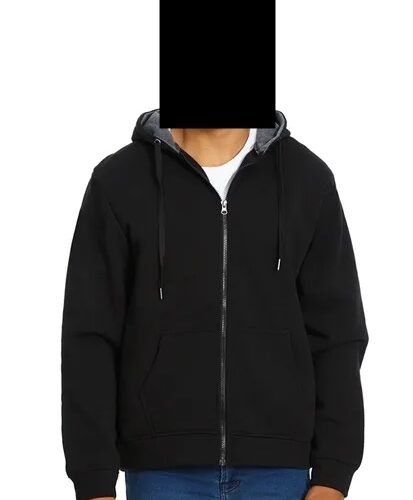 Logan & Martin HOODIE Black ZIP (L)