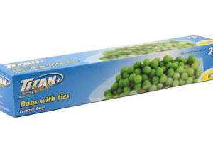 storage freezer bags l w/ties (pk20)