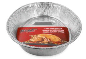 large aluminium oval roaster