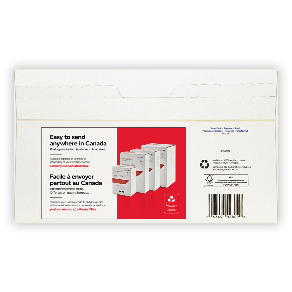 xpresspost™ prepaid envelope regional shipping value pack (4) (small)