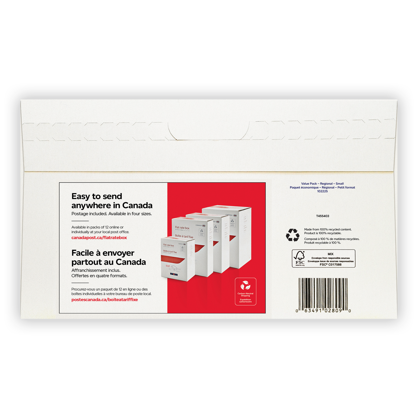 xpresspost™ prepaid envelope regional shipping value pack (4) (small) xpresspost™ prepaid envelope regional shipping value pack (4) (small)