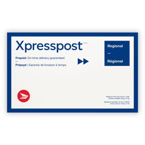 xpresspost™ prepaid envelope regional shipping (small)