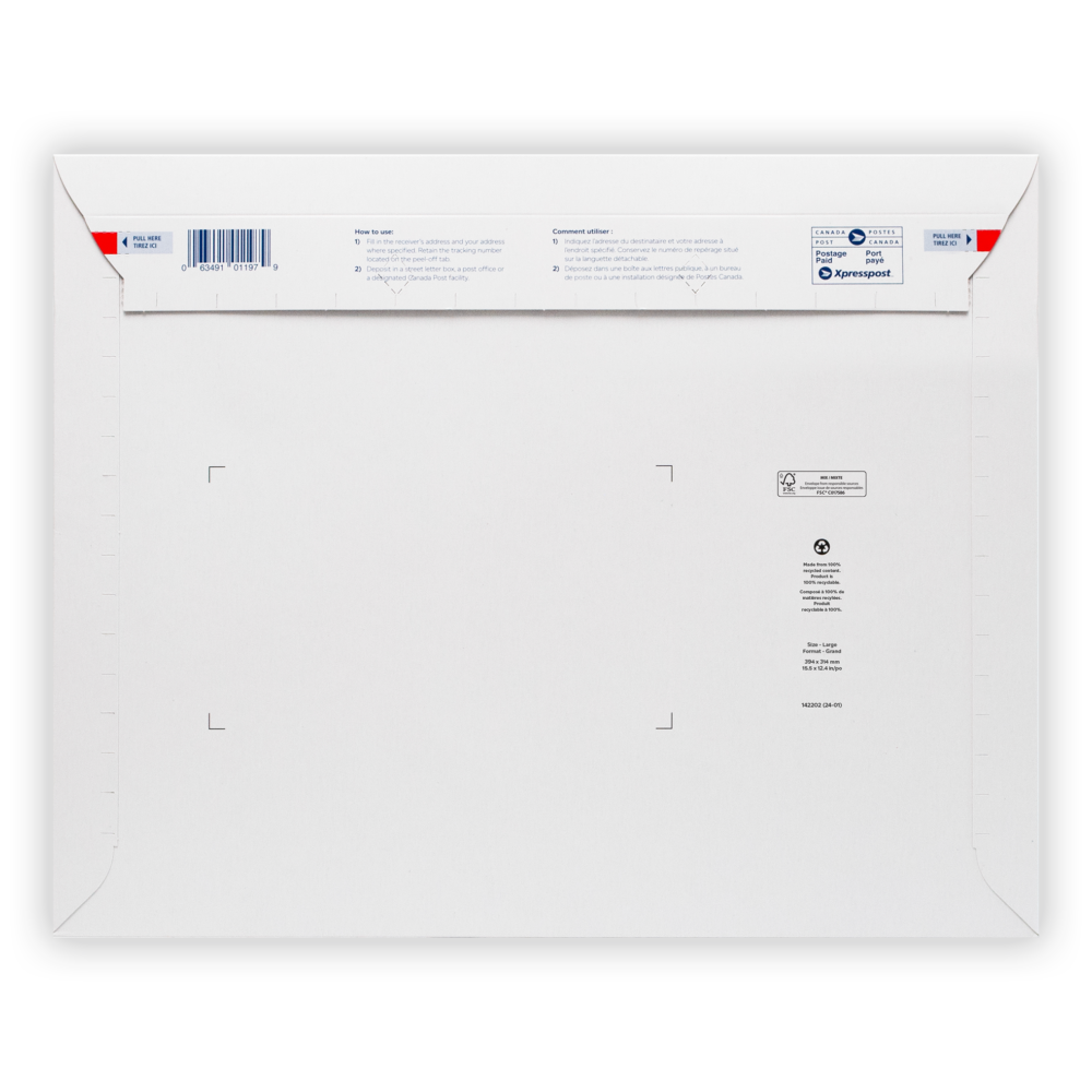 xpresspost™ prepaid envelope regional shipping (large)