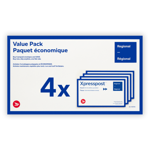 xpresspost™ prepaid envelope regional shipping (small)