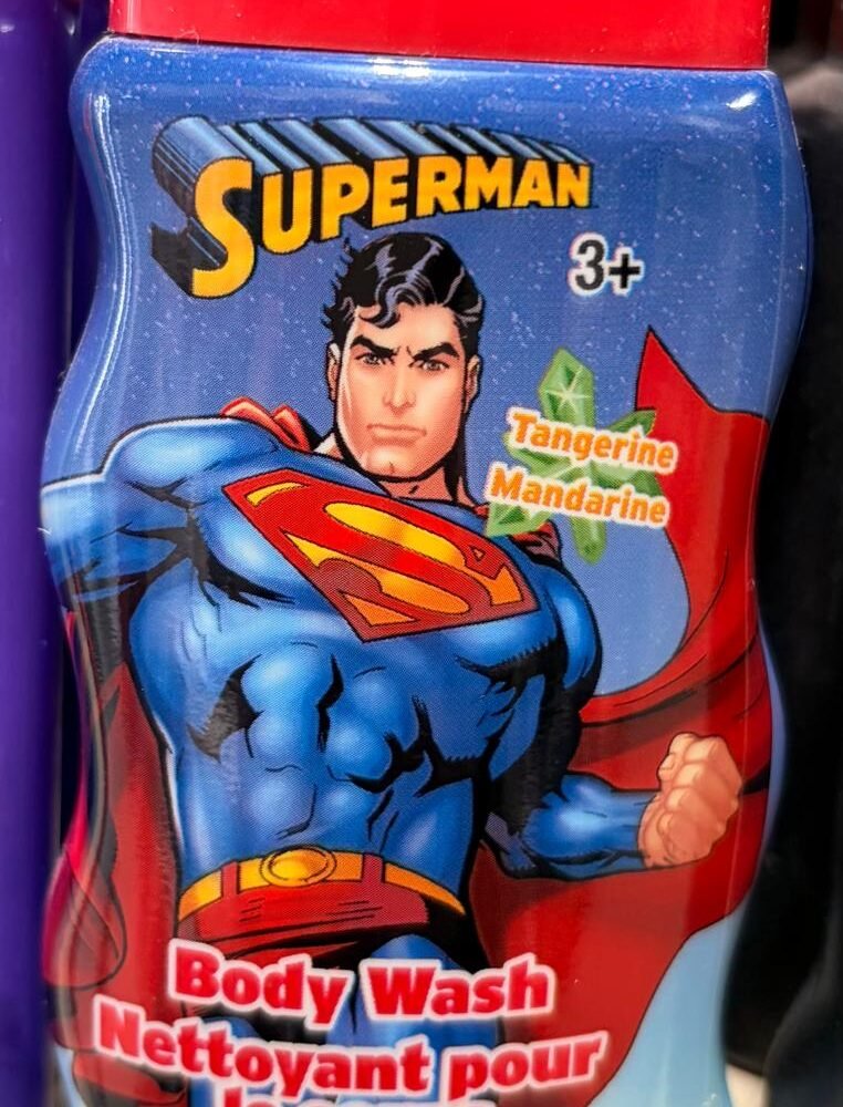 superman body wash
