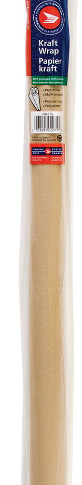 kraft parcel wrap 2 metre roll