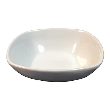 12.25" bowl square porcelain monarch