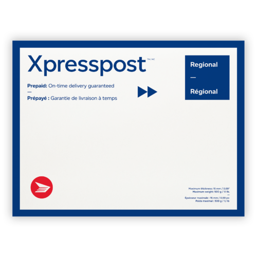 xpresspost™ prepaid envelope regional shipping (medium)