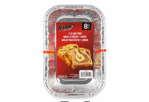 1lb aluminium loaf pans