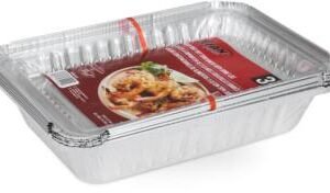 3lb alum pans w. lids (pk/3)