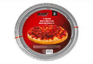 12" tart pan (pk3)