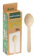 wooden spoons (pk24)