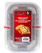 1 lb loaf pan w/lids (pk/5)