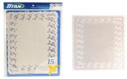 paper doilies 10 x 14.5" (pk/15)