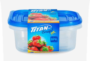 food container medium 670ml (pk2)