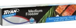 medium slider frezer bag (pk/15)