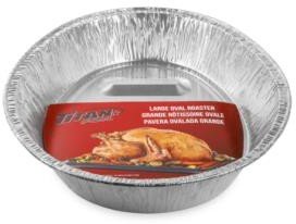 large aluminium oval roaster