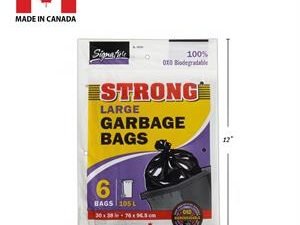 l garbage bags 30x38"