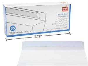 #10 peel & seal envelopes (pk/35)