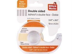 dbl sided tape, 12mm x 6.3m