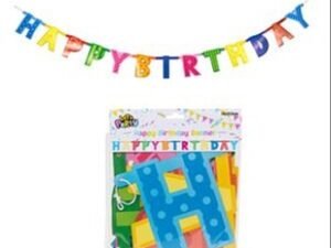 "happy birthday" banner 16x213cm