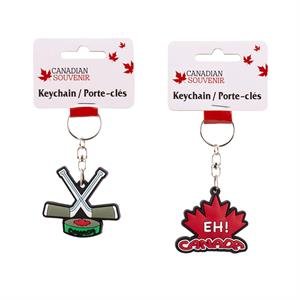 canada keychain, 2/s, "eh! canada canada keychain, 2/s, "eh! canada