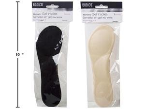 bodico gel insoles (blk & nude)