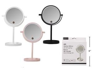 bodico light up mirror w/stand